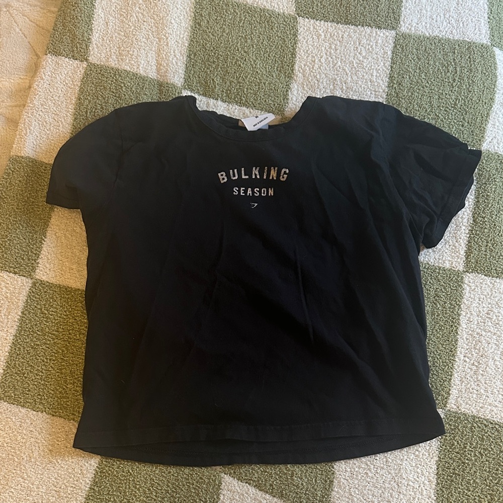 Gymshark Black womens Tee - Bulking Season